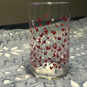 Charming Heart Glass Vase